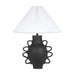 Hazza Black Pleated Table Lamp image