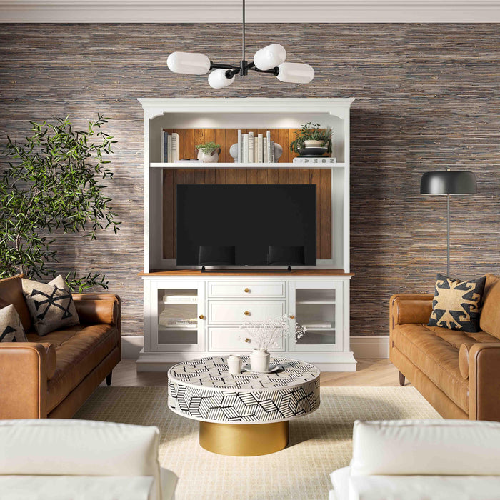 Hudson White Entertainment Center for TVs up to 70"