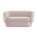 Isabella Blush Velvet Loveseat image