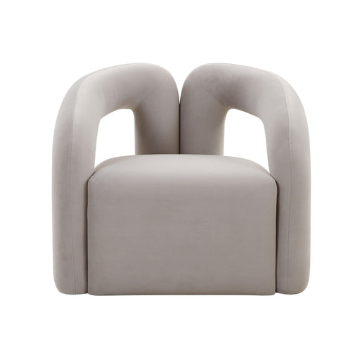 Jenn Grey Velvet Accent Chair image