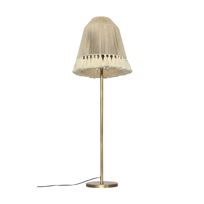 June White Medium Floor Lamp