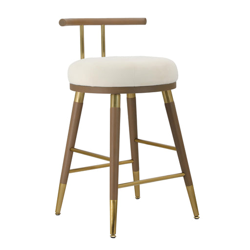 Juniper Cream Velvet Barstool image