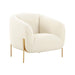 Kandra Cream Shearling Accent Chair image