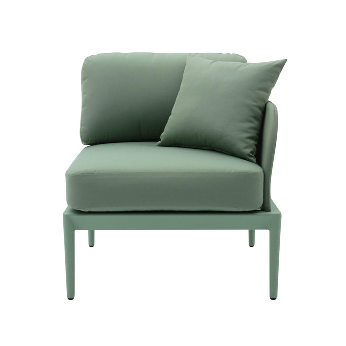 Kapri Moss Green Modular Outdoor RAF Corner Seat