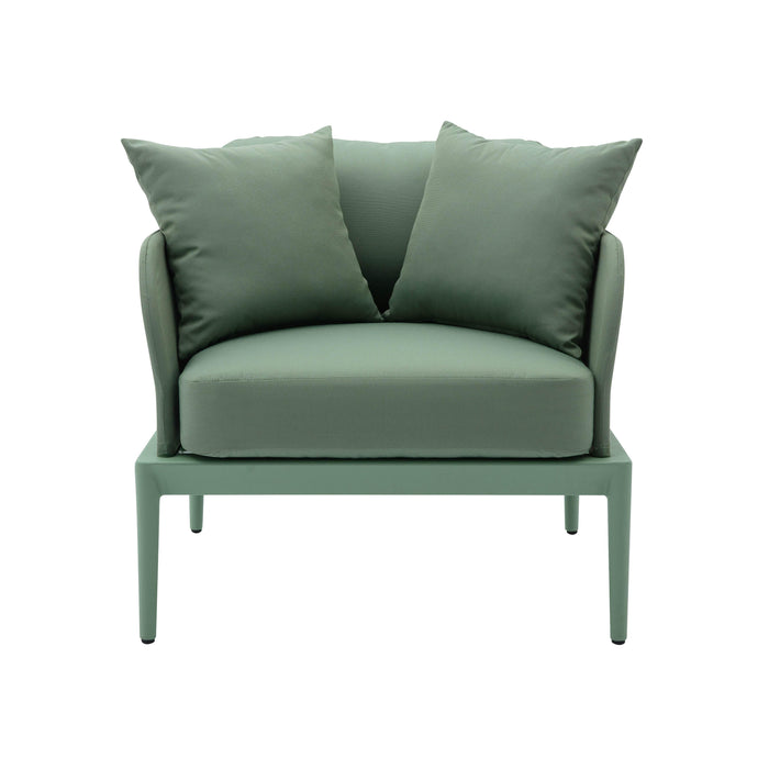 Kapri Moss Green Outdoor Armchair