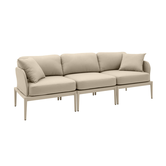 Kapri Taupe Modular Outdoor Sofa image