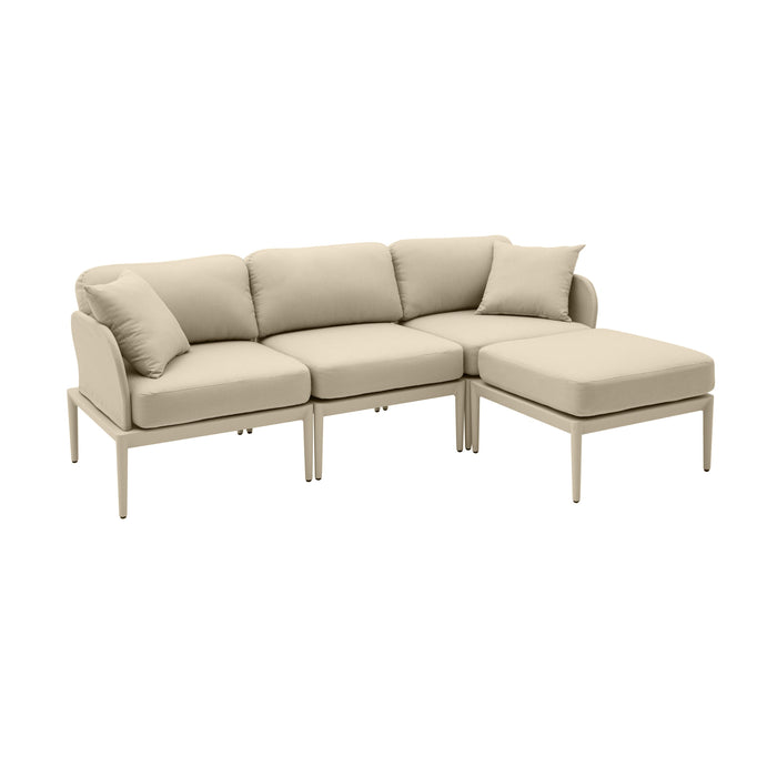 Kapri Taupe Modular Outdoor Sectional image