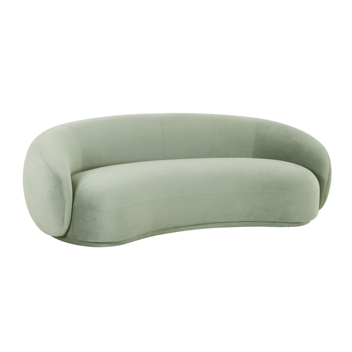 Kendall Moss Green Velvet Sofa image