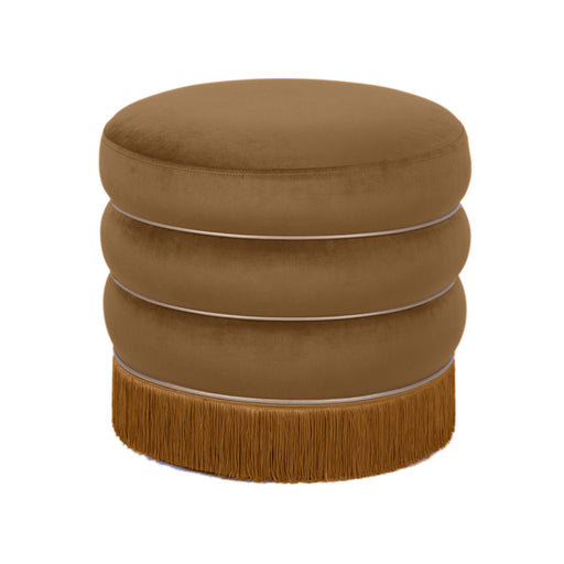 Lakka Chocolate Velvet Ottoman image