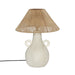 Lalit Natural & White Ceramic Table Lamp image