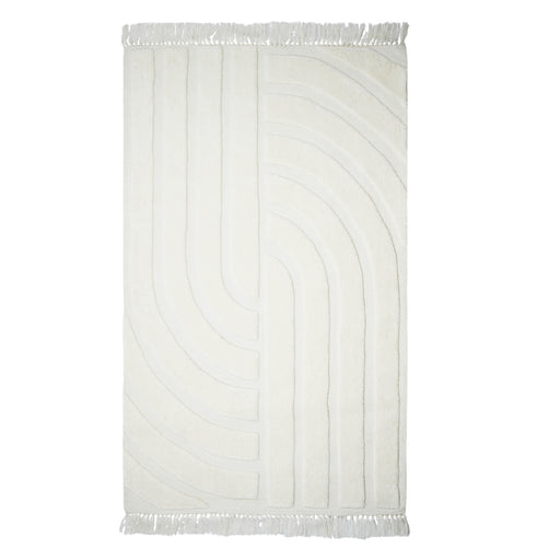 Loop White 8' x 10' Area Rug image