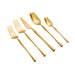 Millie Brushed Gold Stainless Steel Flatware - Set of 20 Pieces image