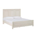 Montauk Weathered White King Panel Bed image