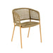 Niel Natural Oak Finish Outdoor Dining Chair image