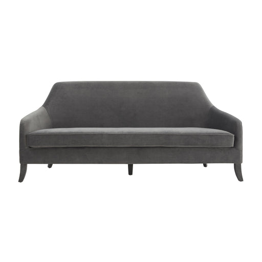 Neveah Grey Velvet Sofa image