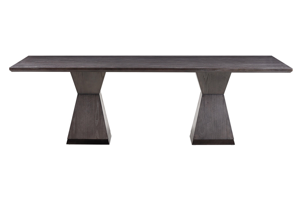 Nolan Black Wood Dining Table