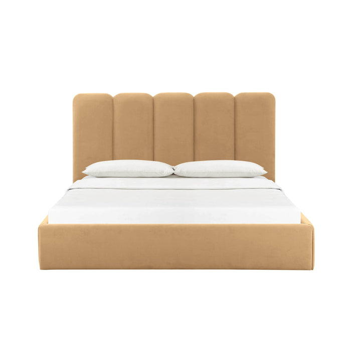 Palani Honey Velvet King Bed