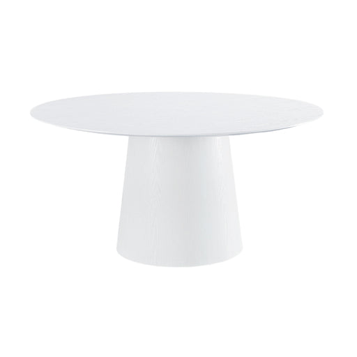 Pauline White Ash 62" Round Dining Table image