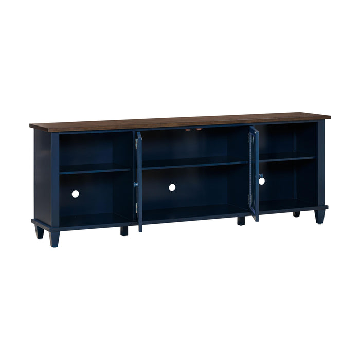 Presby Blue 80" Console