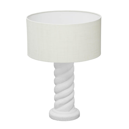 Rapunzel White and Cream Table Lamp image