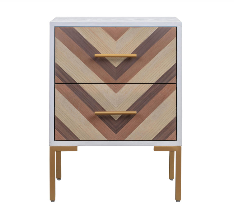 Quinn White Side Table