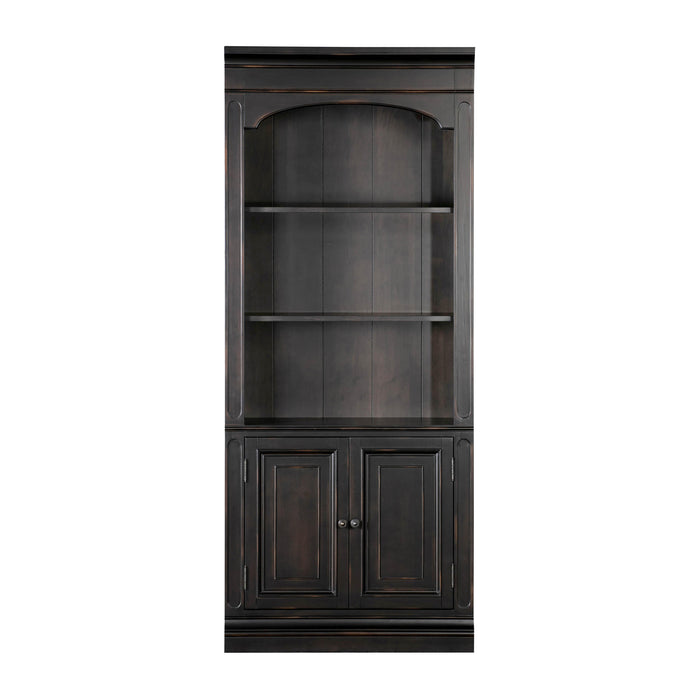 Roanoke Black Bookcase