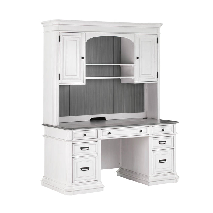 Roanoke White Credenza & Hutch SET image