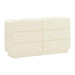 Sagura Cream 6-Drawer Dresser image