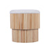 Sagano White Tiered Storage Ottoman image