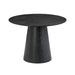 Sahara Black Oak Round Dining Table image