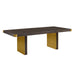 Selena Chocolate Brown Ash Dining Table image