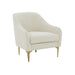 Serena Cream Velvet Accent Chair image