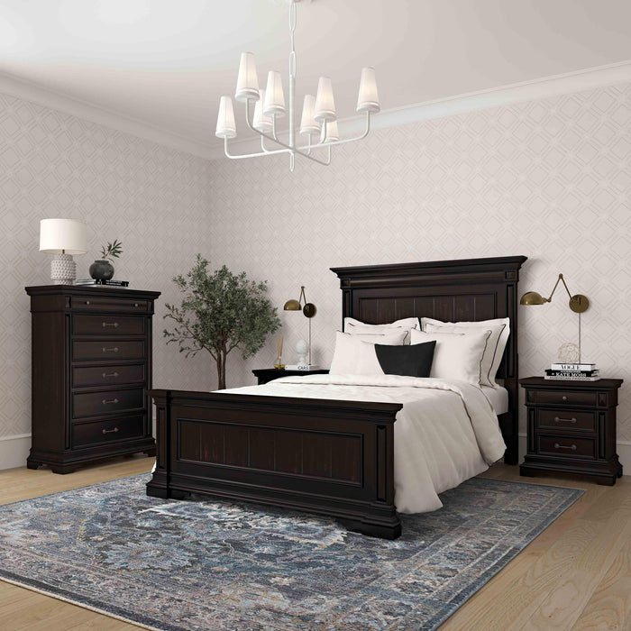 Stamford Brown Queen Panel Bed