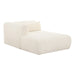 Tarra Fluffy Oversized Cream Corduroy Modular LAF Chaise image