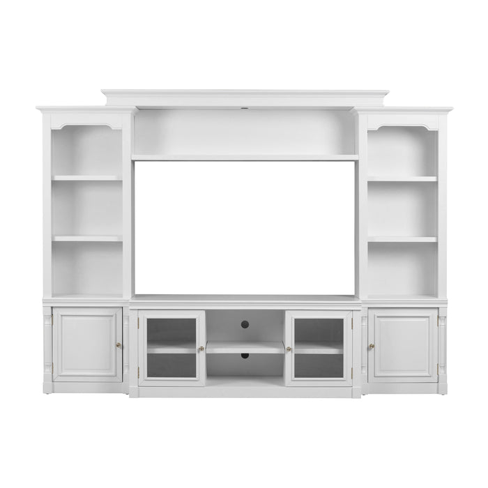 Virginia White Entertainment Center for TVs up to 65"