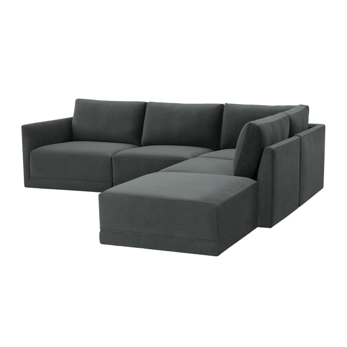 Willow Charcoal Modular RAF Sectional