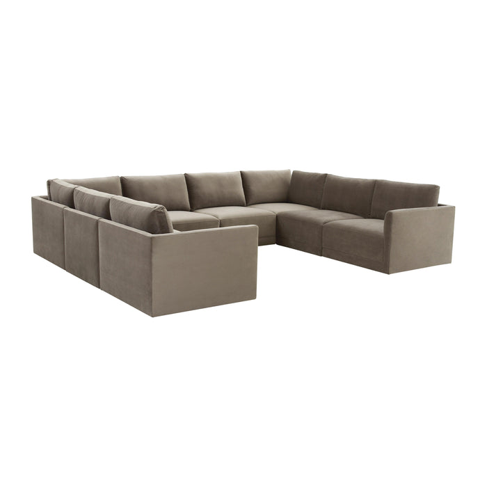 Willow Taupe Modular Large U Sectional