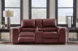 Alessandro Power Reclining Loveseat with Console - Yulissa Home Furnishings (NJ)