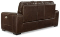 Alessandro Power Reclining Loveseat with Console - Yulissa Home Furnishings (NJ)