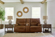 Francesca Power Reclining Loveseat with Console - Yulissa Home Furnishings (NJ)