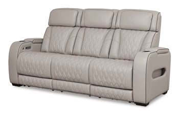 Boyington Power Reclining Sofa - Yulissa Home Furnishings (NJ)