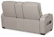 Boyington Power Reclining Loveseat with Console - Yulissa Home Furnishings (NJ)