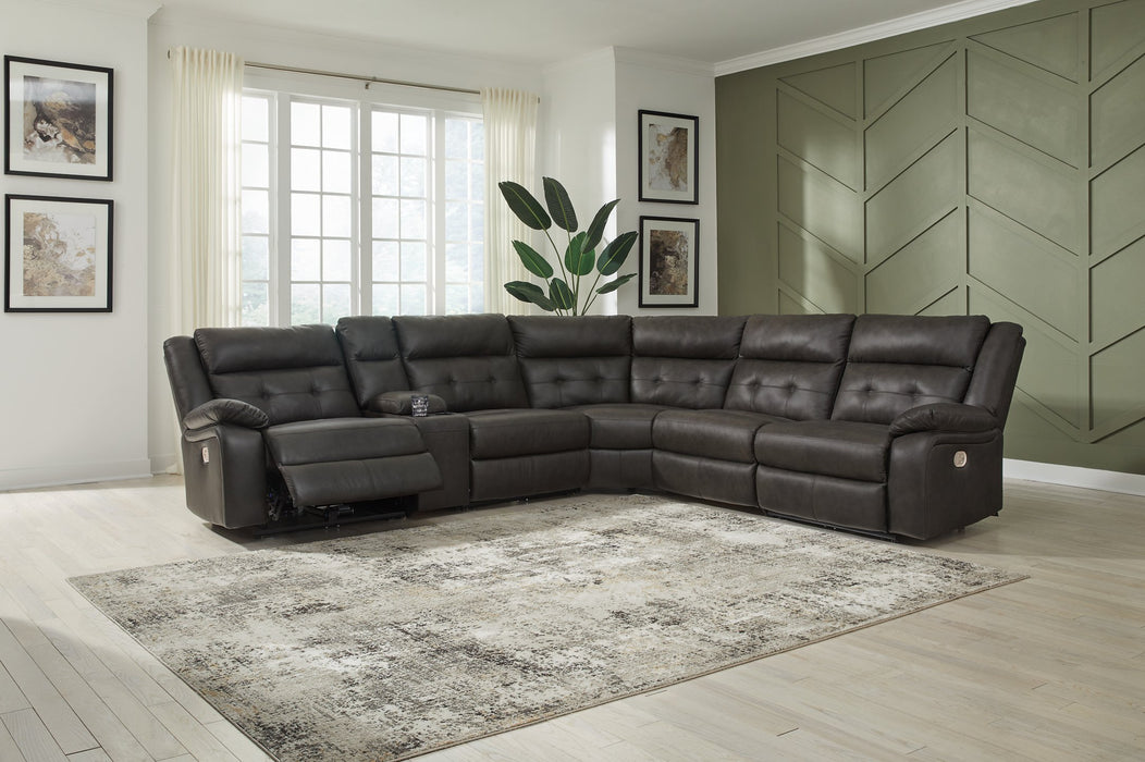 Mackie Pike Power Reclining Sectional - Yulissa Home Furnishings (NJ)