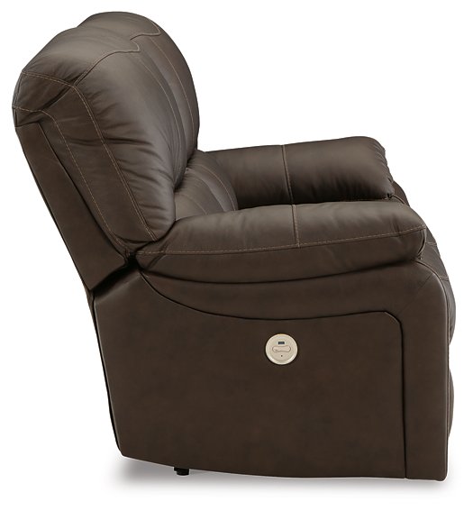 Leesworth Power Reclining Loveseat - Yulissa Home Furnishings (NJ)