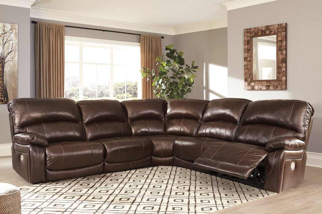 Hallstrung Power Reclining Sectional - Yulissa Home Furnishings (NJ)