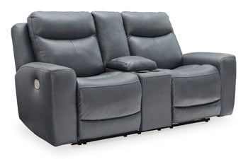 Mindanao Power Reclining Loveseat with Console - Yulissa Home Furnishings (NJ)