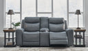 Mindanao Power Reclining Loveseat with Console - Yulissa Home Furnishings (NJ)