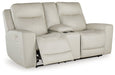 Mindanao Power Reclining Loveseat with Console - Yulissa Home Furnishings (NJ)