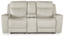 Mindanao Power Reclining Loveseat with Console - Yulissa Home Furnishings (NJ)