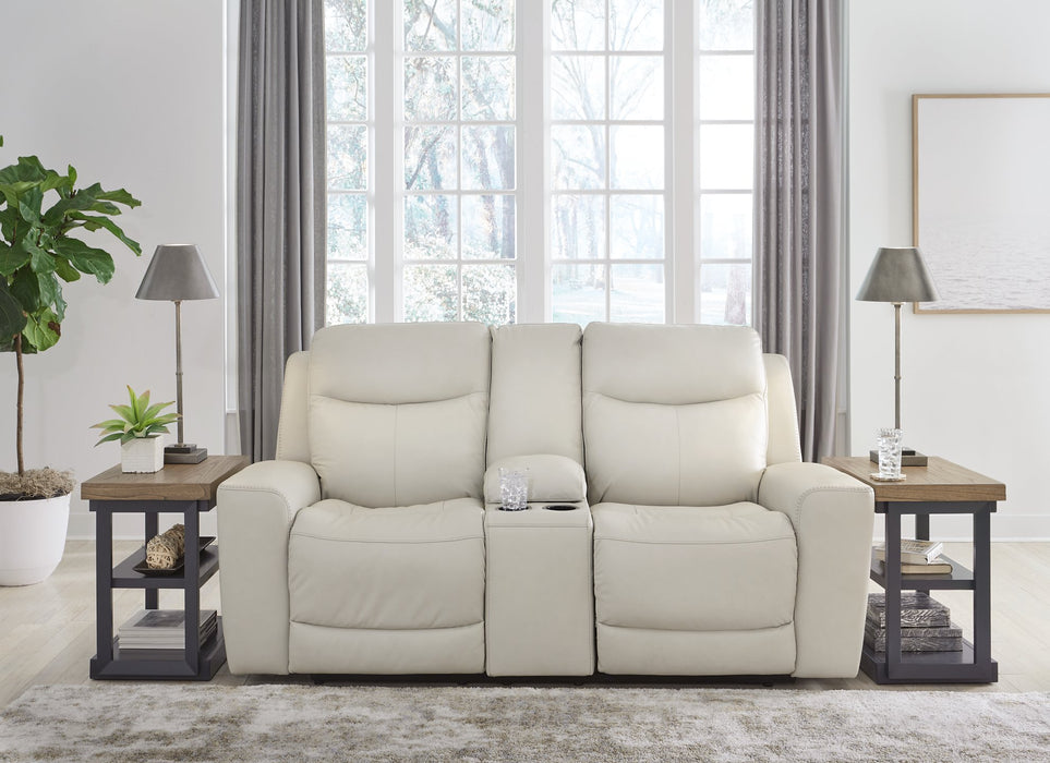 Mindanao Power Reclining Loveseat with Console - Yulissa Home Furnishings (NJ)